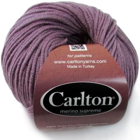 Merino Supreme Superwash Wool by Carlton Yarns Grey Lavender 24