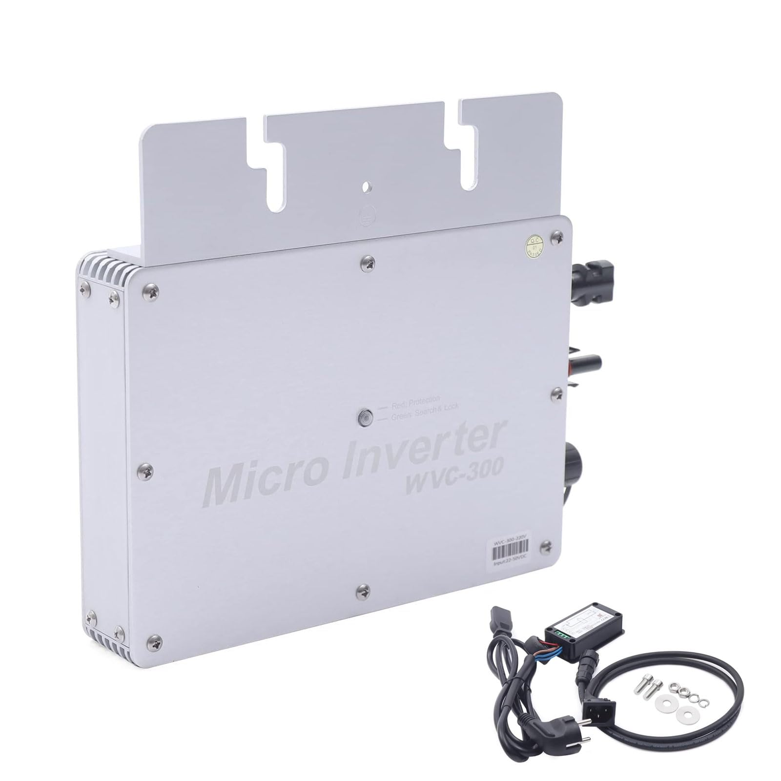 Micro Grid Tie Inverter WVC 300 W Onduleur solaire numérique couplé au réseau avec fonction de transmission inverse étanche IP65