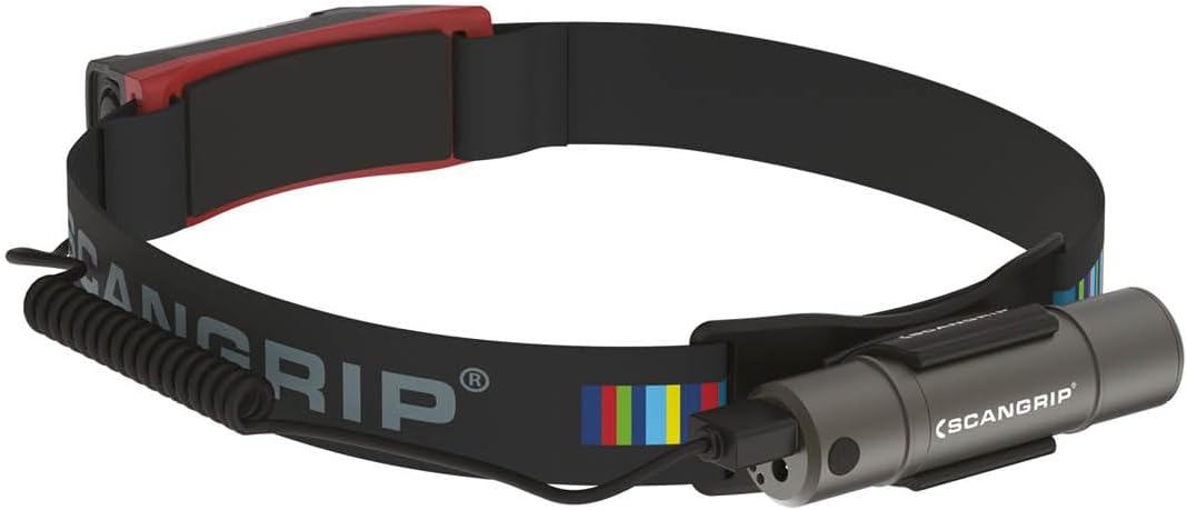 Scangrip I-Match 3, Rechargeable COB LED Headlamp, 250 Lumen, for Detailing and Color Match, 5 Color Temperatures, Waterproof (IP65), Stepless Dimmer 10% to 100%, Long Operating Time