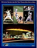Tampa Bay Rays MLB-scorecard-vs New York Yankees-7/9/1998-Tropicana Field-VF/NM