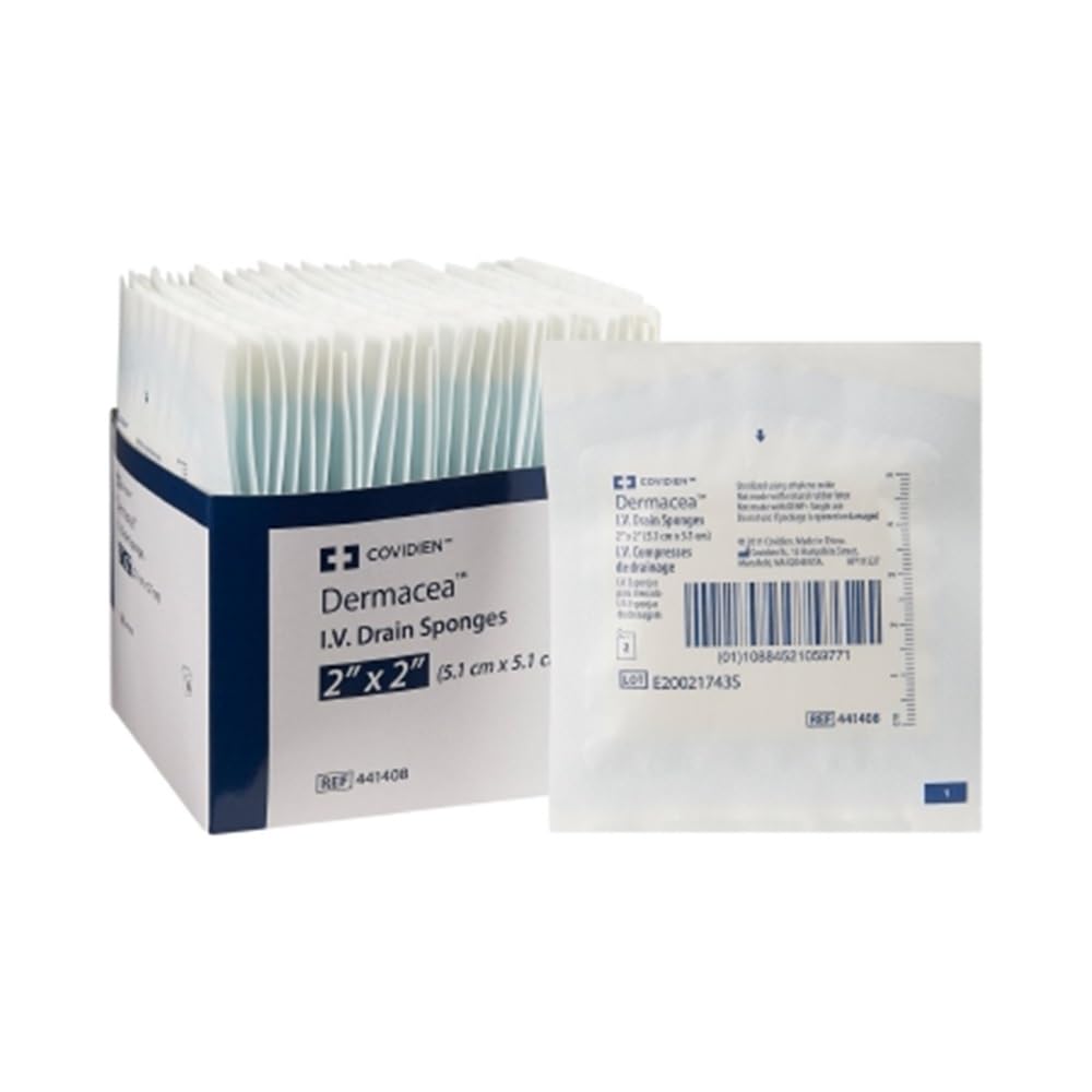 Dermacea I.V. Drain Sponges - Pack of 70 -1