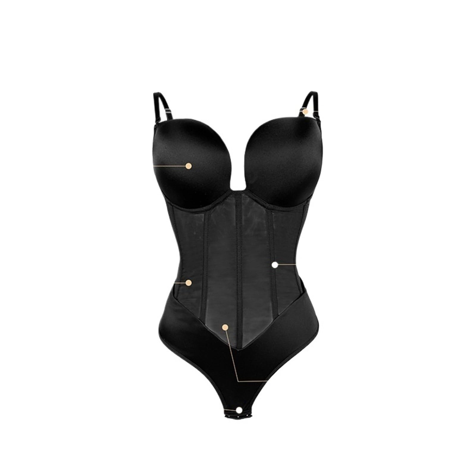 Shapewear Donna Intimo Body Shapewear Guaine Corsetto Abito da Donna Guaina Modellante Completa