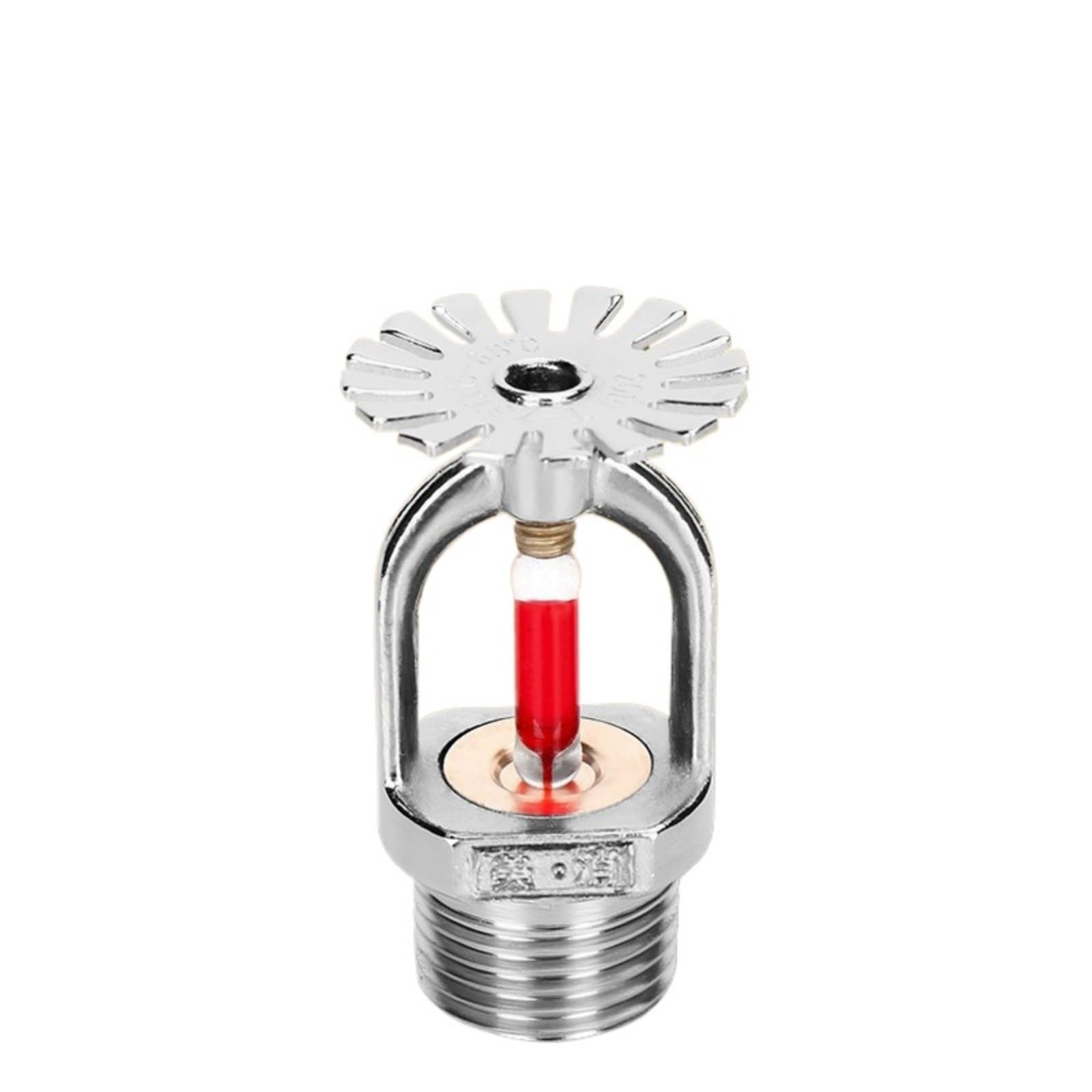 Lot de 6 têtes d'arroseur d'incendie - Filetage de 1,27 cm - 68 °C - Réponse rapide - Avec clé universelle - Pour usage domestique et commercial