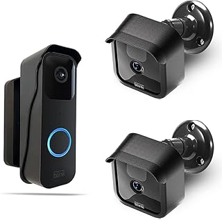Blink Video Doorbell Mount | 2-Pack Blink Outdoor Camera Mount | Adjustable Design | Improve Viewing Angle| Blink Home Security Accessories