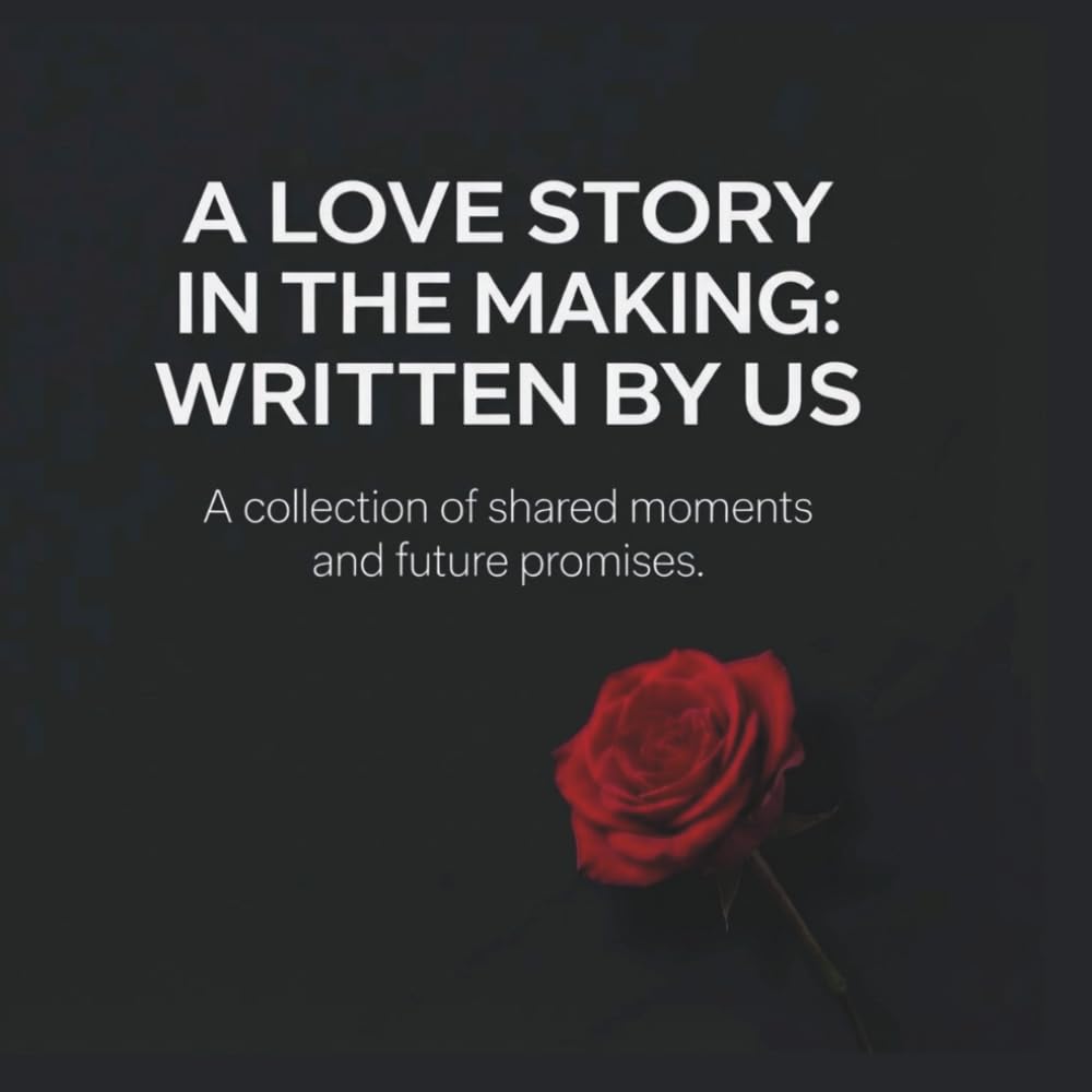 A LOVE STORY IN THE MAKING ; WRITTEN BY US: Your first date love story / Fill in the blanks to personalise your valentines gift