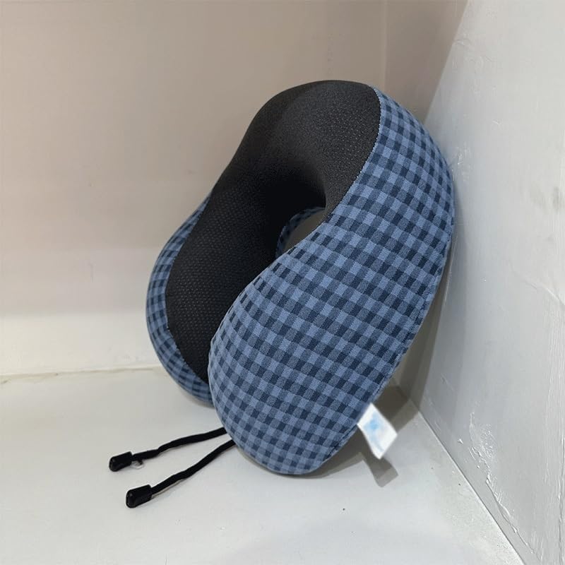 Memory Foam U-Shaped Neck Support Pillow Low-Resilience Headrest Travel