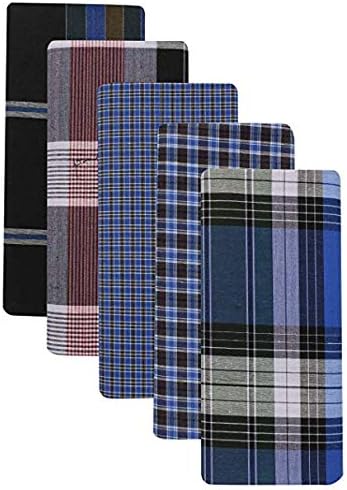 SANGU MARK Men's Cotton Lungies - Pack of 5 (Multicolour, Free Size)