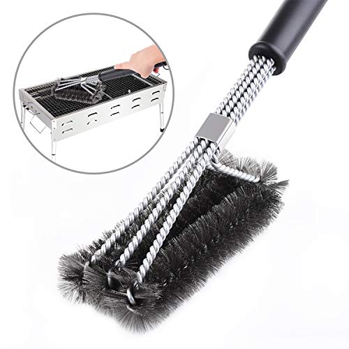 Spazzola Per Griglie In Ottone - Pulizia Profonda Di Barbecue E Piastre - Foto 12