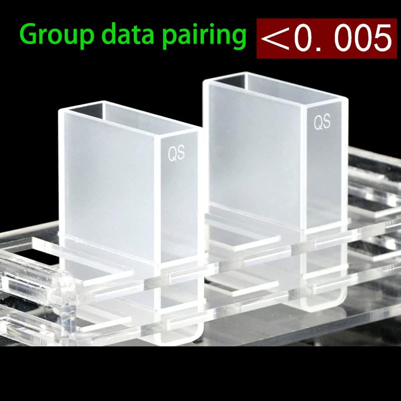 1 cubeta de cuarzo de 30 mm con tapa y luz bidireccional JGS1, adecuada for espectrofotómetros de laboratorio. Adecuada for UV visible.(Standard)