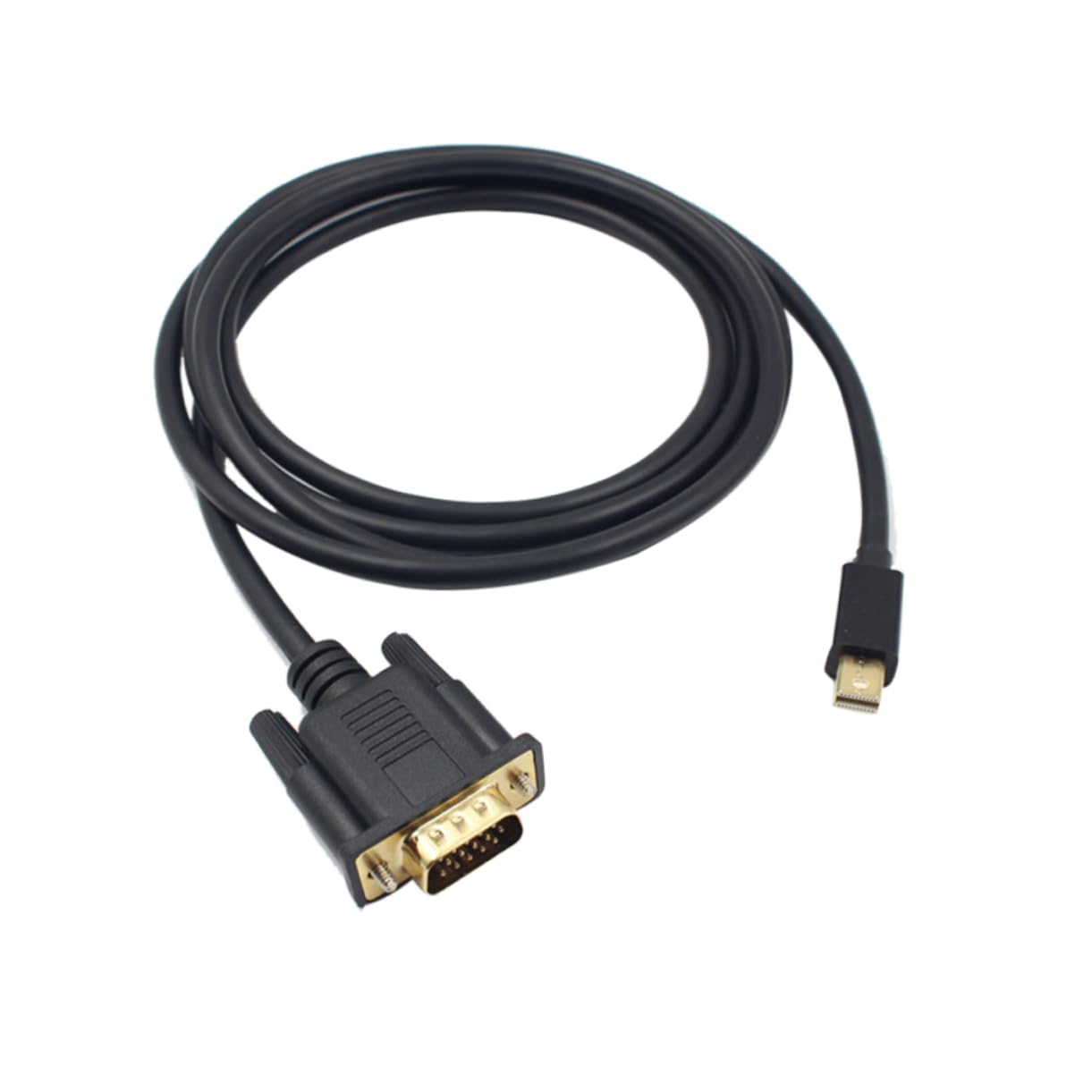 BRIGHTFUFU to Vga Cable Displayport to Vga to Vga Cable 6ft Black Mini Displayport to Vga Cable