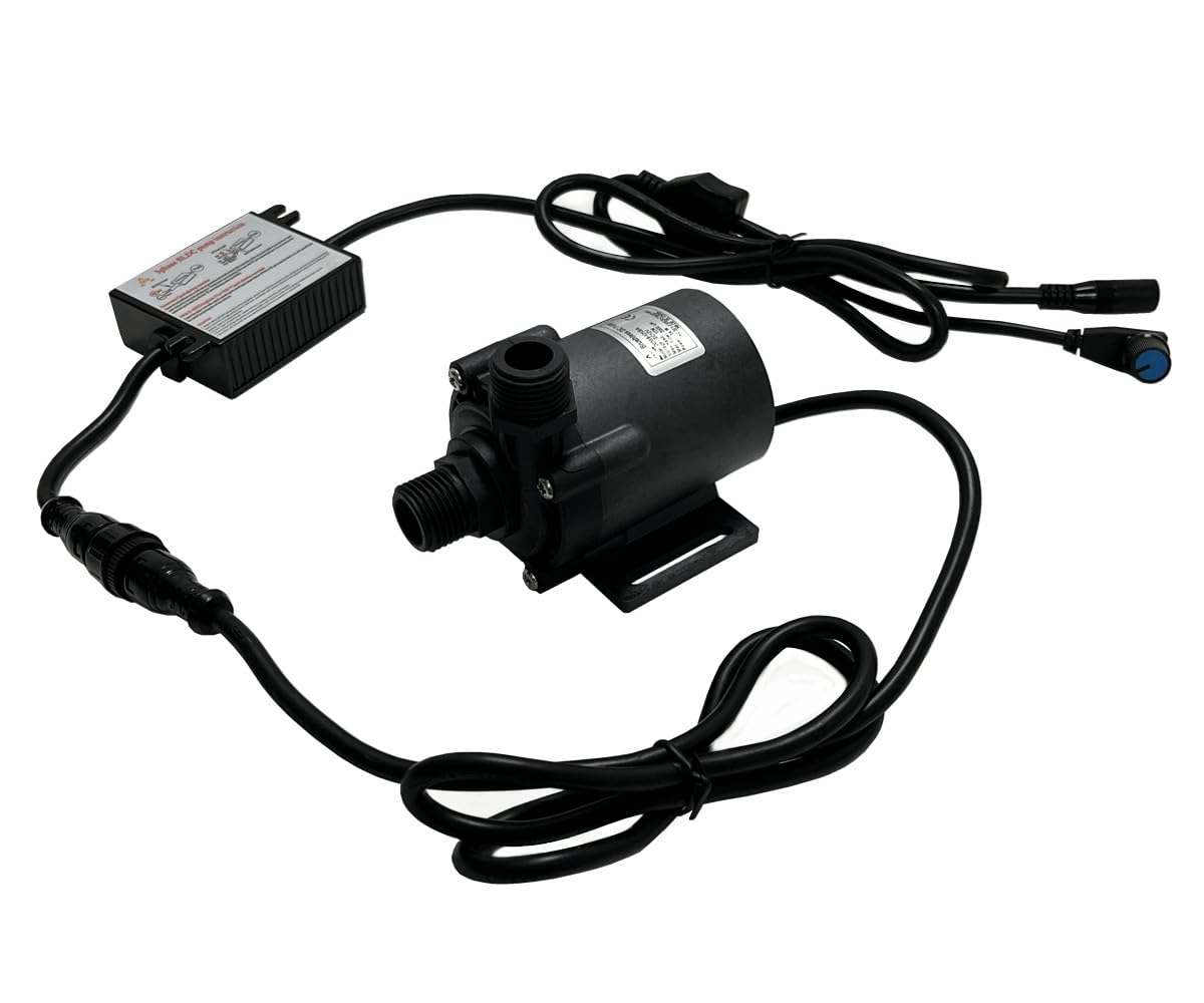 SHYSKY DC55E-12120A Speed/Power Adjustable Smart Brushless Water Pump 12VDC 54W 12M 2000LPH for Water Circulation Pressurization Cooling sys