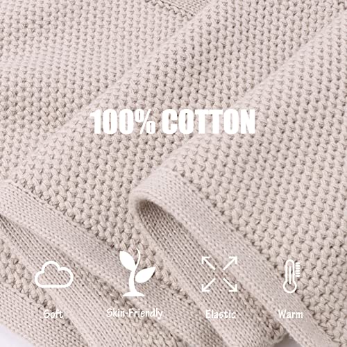 Image of PESAAT Kids Winter Infinity Scarf Knit Cotton Toddler Boy Girls Scarves