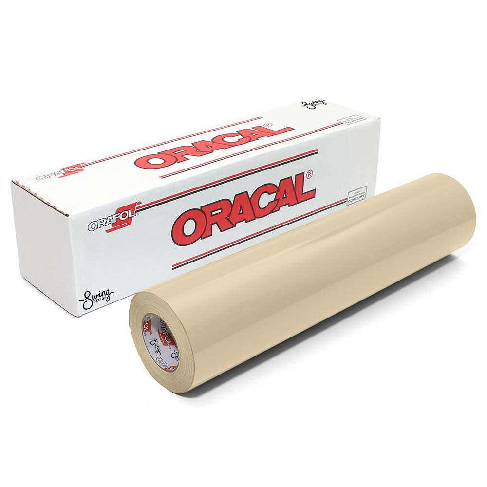 Oracal 651 Glossy Permanent Vinyl 12 Inch x 6 Feet - Beige
