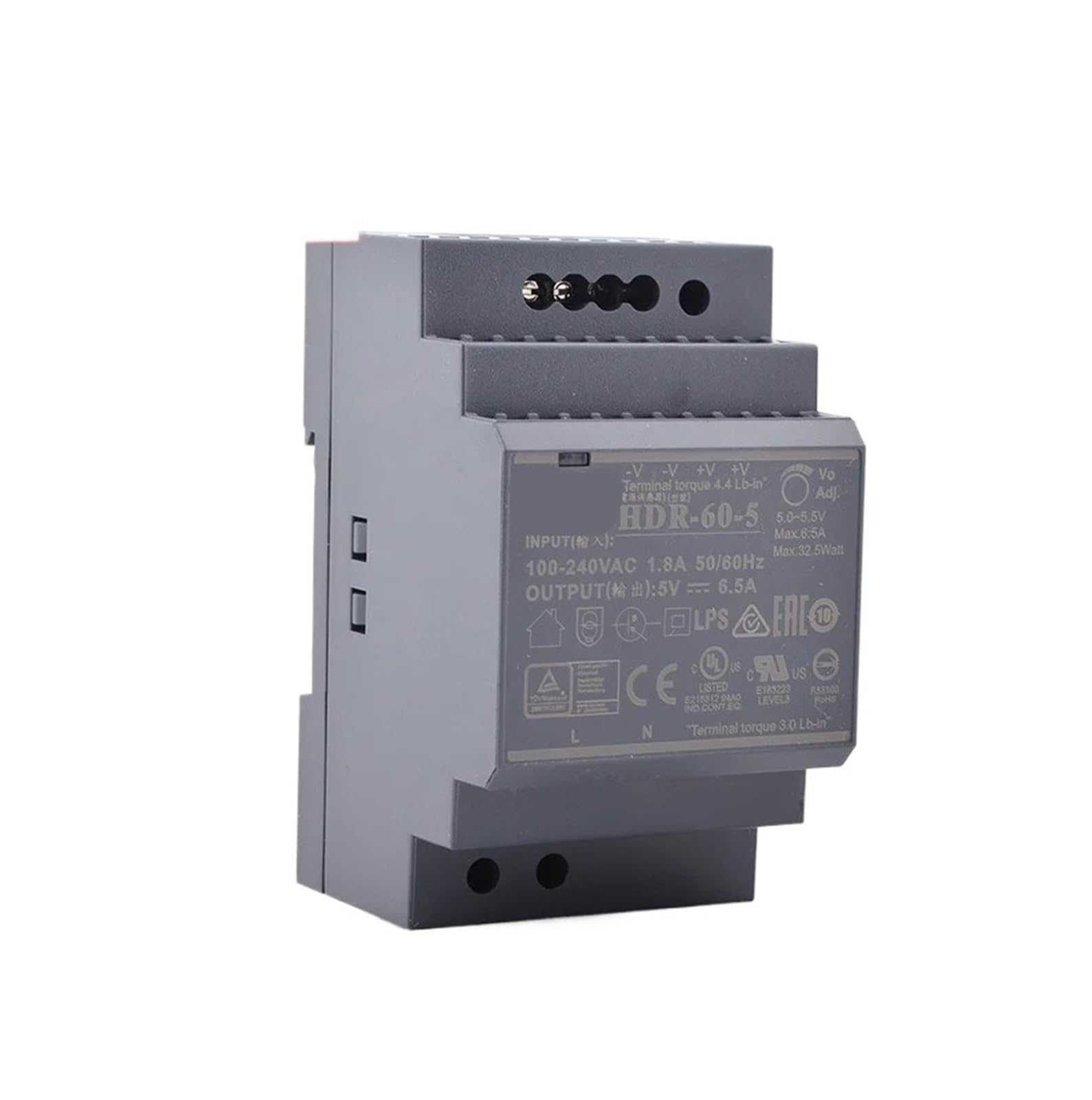BALYDLUL HDR-60-15 DC 15V 4A 60W Power Supply