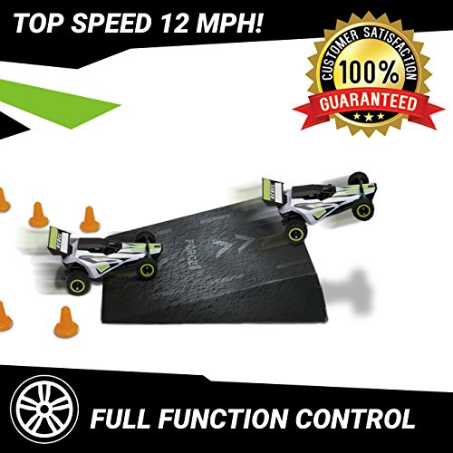 image for Force1 Fast Remote Control Car - Rebel 1/32 Scale RC Buggy with Ramp a