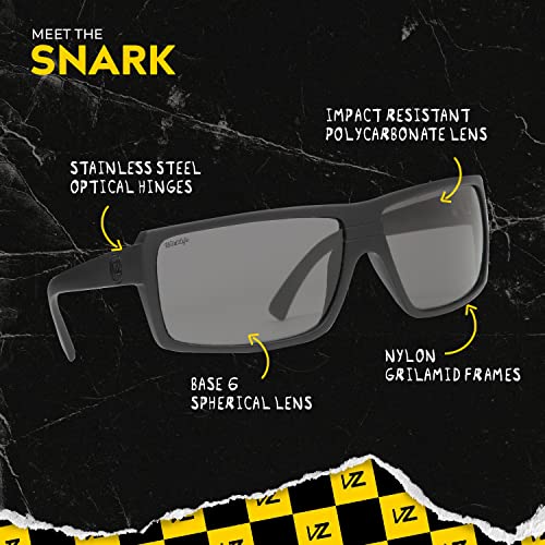 Vonzipper Snark Black Satin/Vintage Grey Polar #TOP3