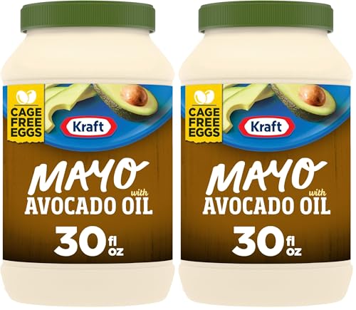 Image of Kraft Mayo with Avocado Oil Reduced Fat Mayonnaise (30 fl oz Jar) (Pack of 2)