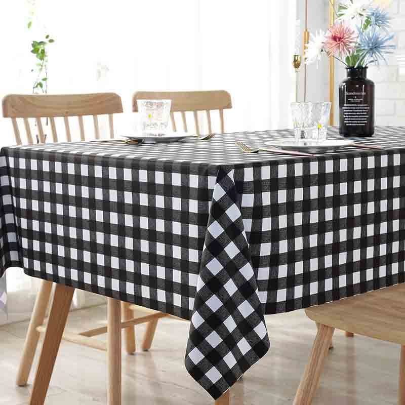 Tovaglia in vinile per picnic, campeggio, all'aperto, 100% impermeabile, resistente all'olio, in PVC, resistente alle fuoriuscite, lavabile, spessa tovaglia rettangolare (101,6 x 177,8 cm, rosso