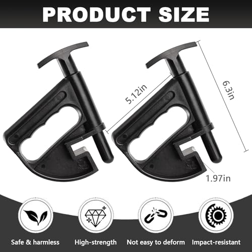 Image of 2 Pcs Tire Changer Universal Rim Pry Clamp,Durable Nylon Tire Bead Clamp | Manual Tire Bead Breaker,Hand Auto Drop Center Tool Compatible for Coats Tire Changers