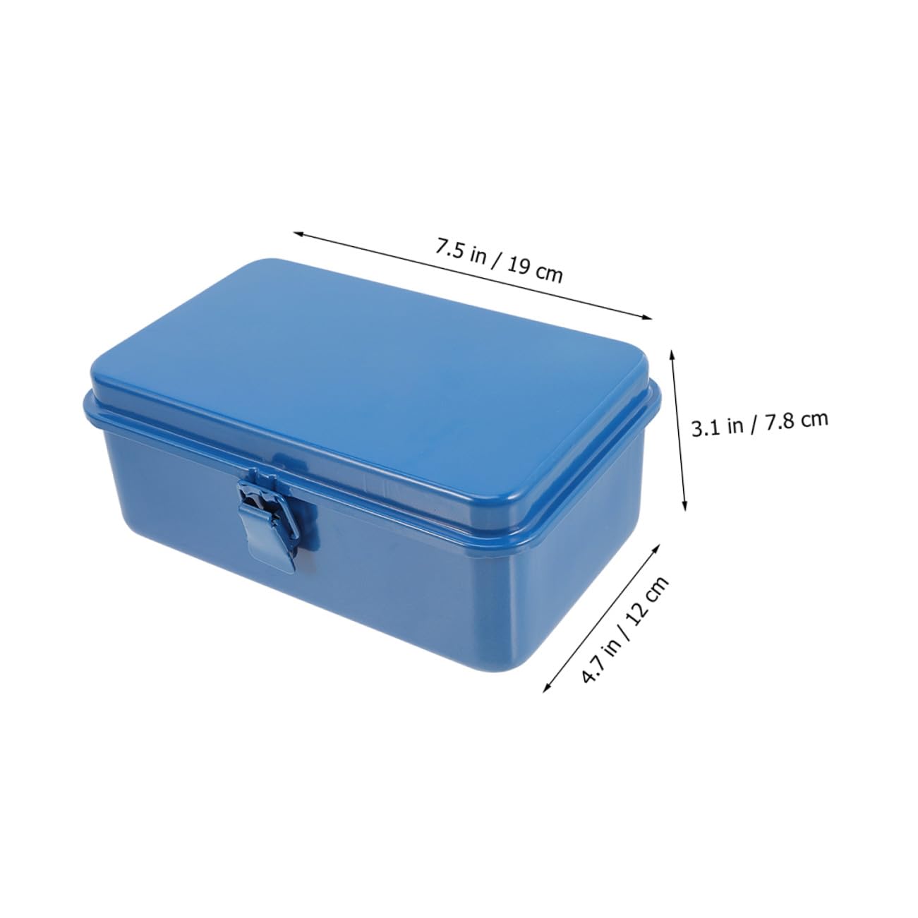 Valigia Portautensili in Metallo Spesso Cassetta degli Attrezzi Portatile con Scomparti Multistrato Custodia Resistente da 2 Pezzi per Uso Domestico Garage e Auto