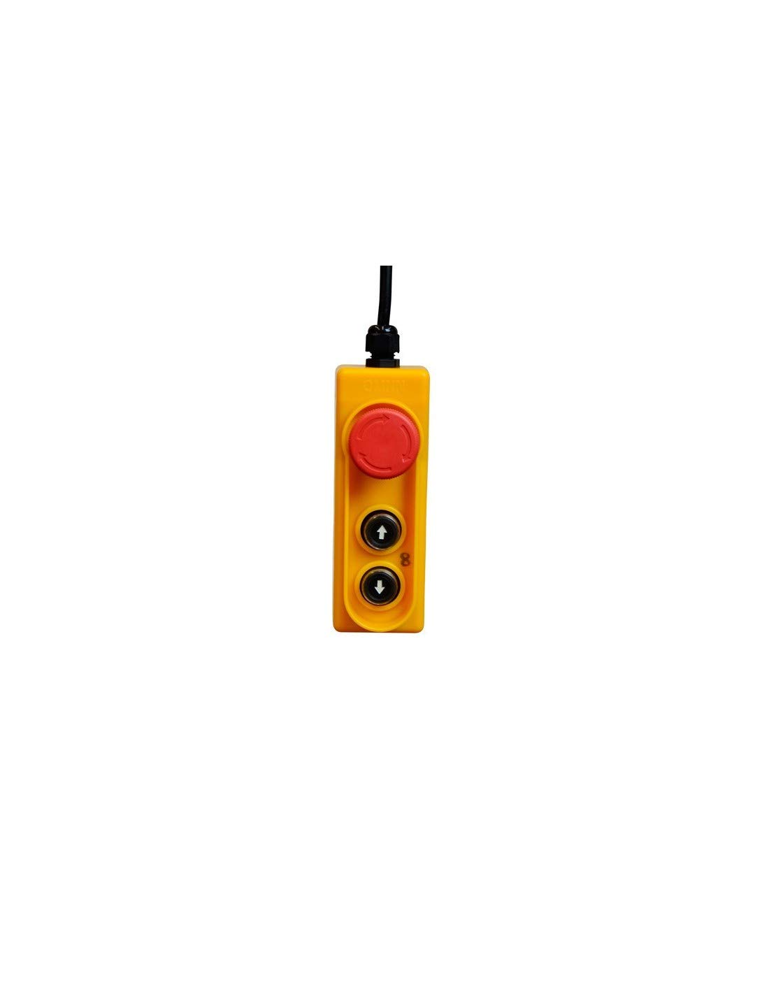 Polipasto Eléctrico 220V, Capacidad de 400/800 Kilogram, Potencia del Motor 1450W, Max Altura de Elevación 12 Metros, Construcción Robusta, Diámetro de la Cuerda de Acero 6mm