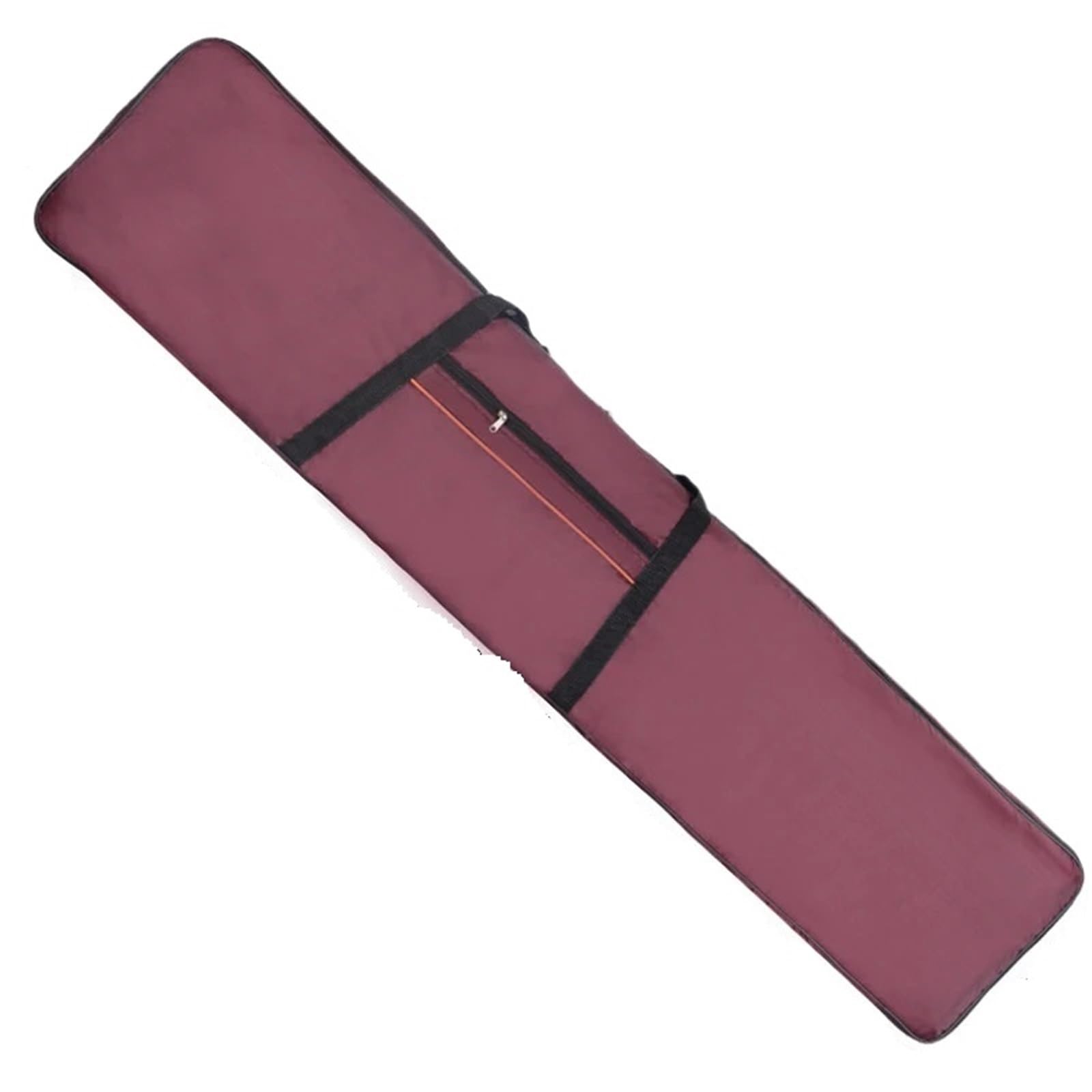 Borsa per pianoforte elettrico Borsa da trasporto Guzheng for 130 163 for tastiera for strumenti impermeabile e antipolvere 4 mm di spessore Custodia for pianoforte elettronico(Dark red 133*37*32cm)