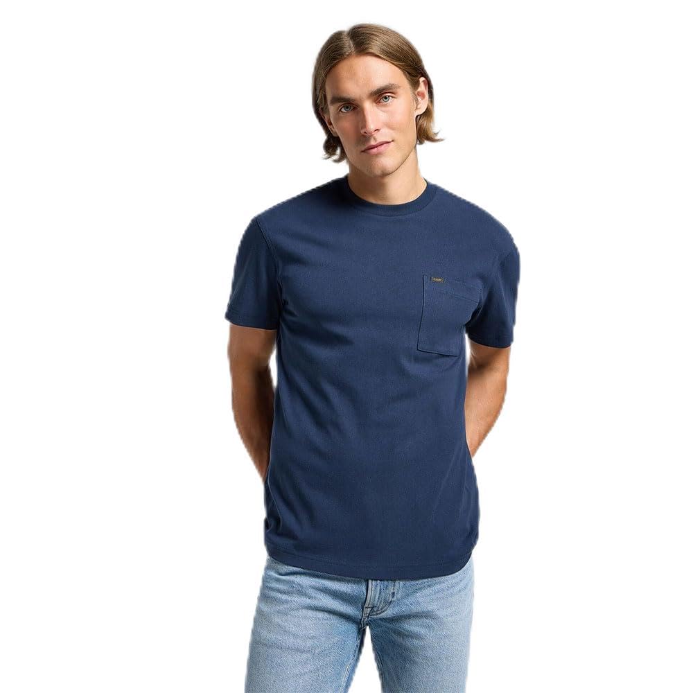 Lee Relaxed Pocket Tee, Indigo (Mood Indigo), M
