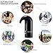RICANK Electric Wine Aerator Pourer - Portable One-Touch Decanter and Dispenser Pump for Red and White Wine - Automatic Oxidizer With USB Rechargeable Spout Pourer - Black