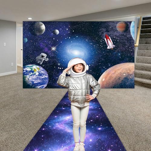 2 Piezas Fondo Fotográfico Galaxia Espacial miniatura 5