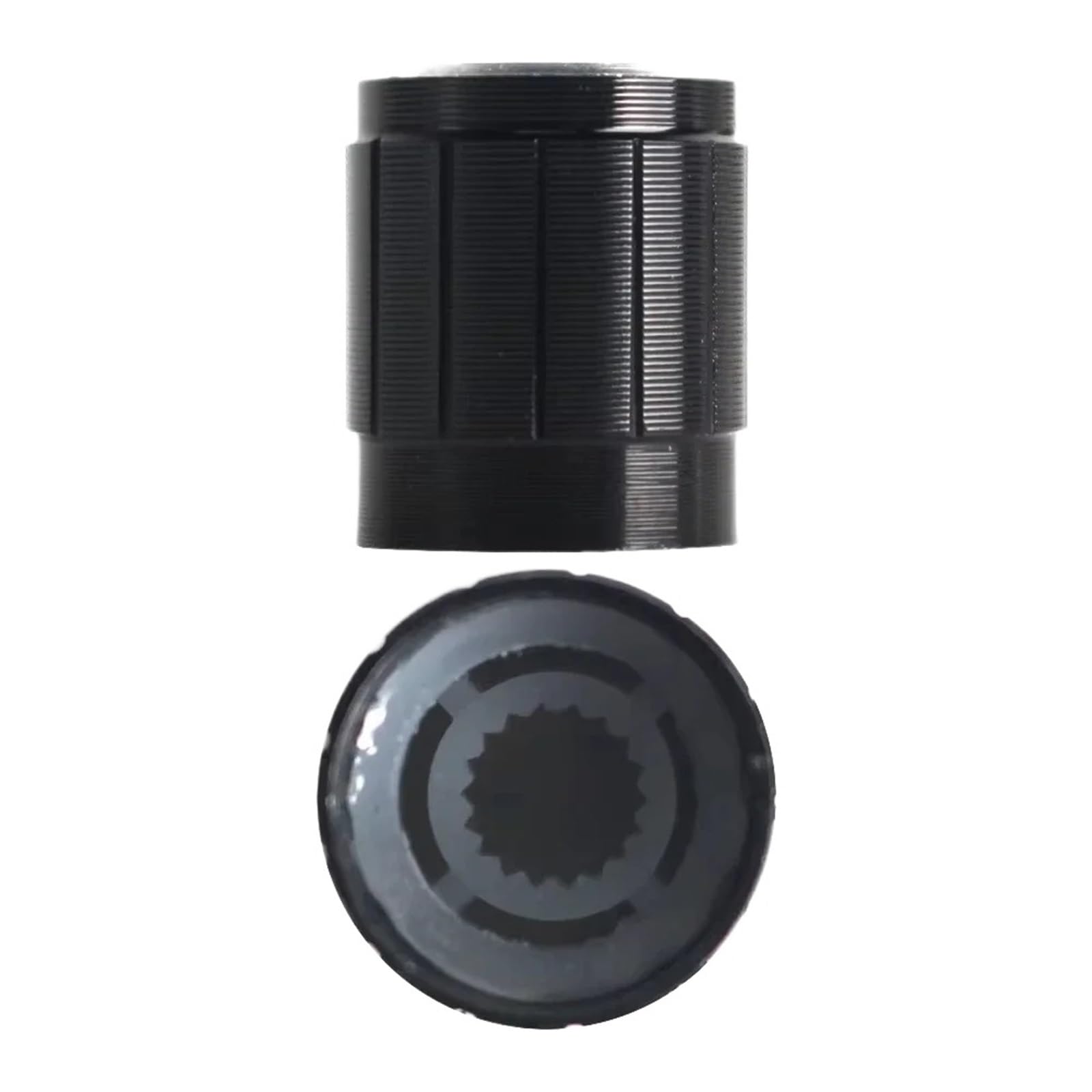 Kit de 5 potenciómetros lineales WH148 de 15 mm (10 K, 1 K, 2 K, 5 K, 20 K, 50 K, 100 K, 250 K, 1 M, 3 pines, con tapa de perilla de aleación de aluminio negra)(10K Ohm)