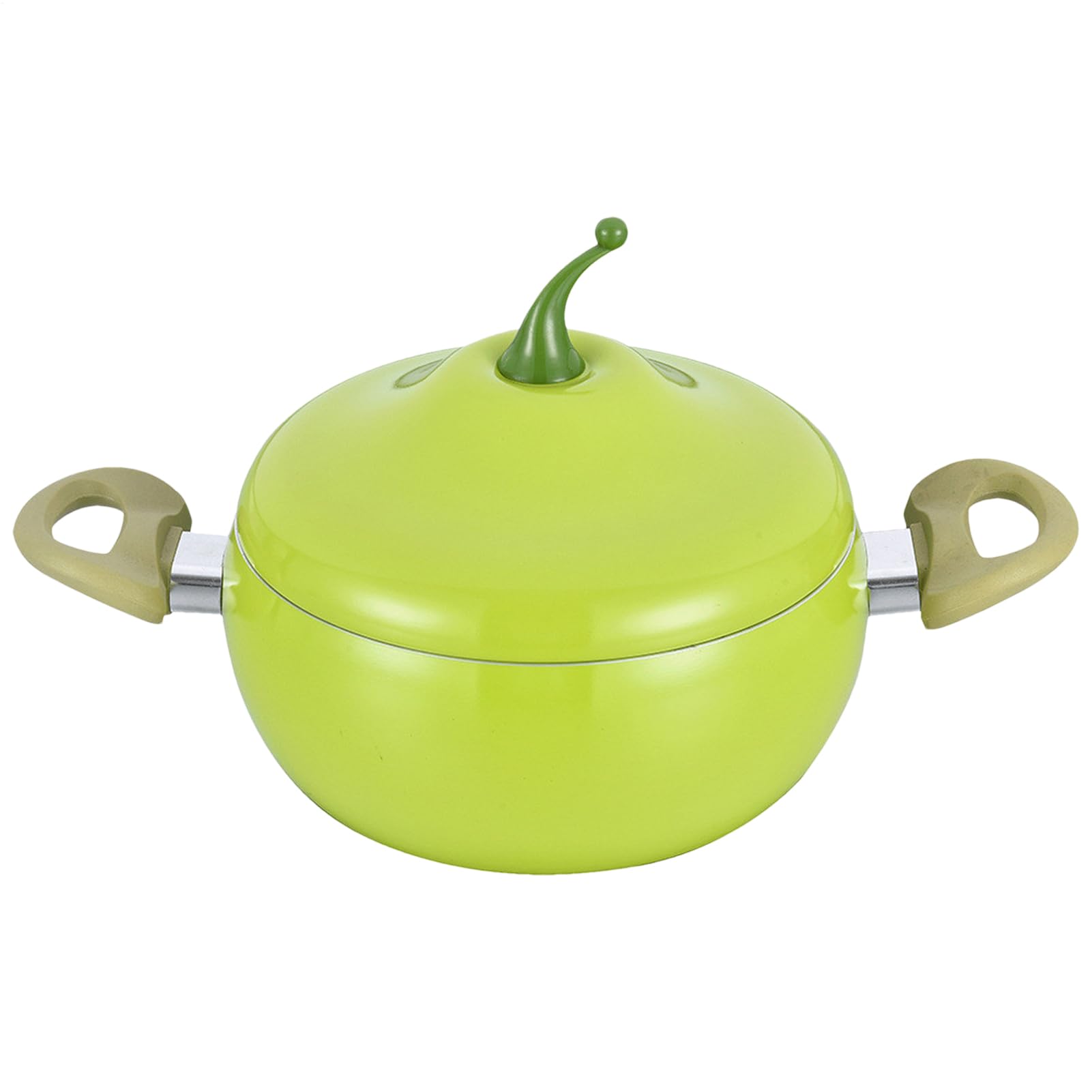 Saucepot with Lid,Vegetable Fruit Nonstick Cookware | Frying Pan with Lid,for Induction Stove Top Cooking Milk Soup Spaghetti Frying Simmering Kitchen Cooktop