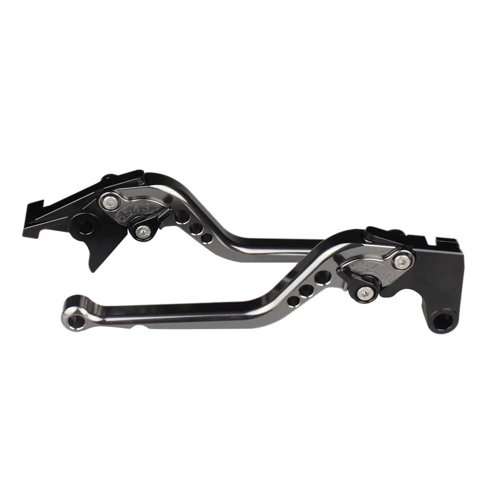 JWQEBNS Motorcycle Brake Clutch Levers for Royal for Enfield 650 Interceptor INT650 2023-2024 Adjustable Motorcycle Brake Levers Clutch(Long Grey)