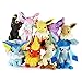pengge 9 Unids / Set 20 Cm Juguete De Peluche Pokemon, Glaceon Leafeon Umbreon Espeon Jolteon Vaporeon Flareon Eevee Sylveon Pocket Monster Pikachu
