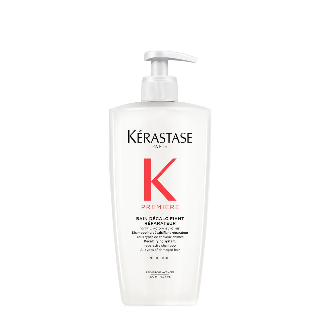KÉRASTASEPremière Bonding Advanced Repairing Shampoo for Damaged Hair with Pure Citric Acid & Glycine [STEP 2- CLEANSE & REPAIR]