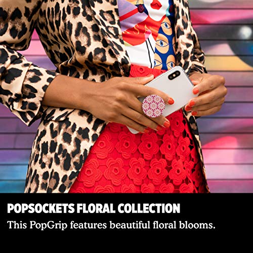 Image of PopSockets Phone Grip with Expanding Kickstand, Floral & Nature PopGrip - Daisy Mod Pink