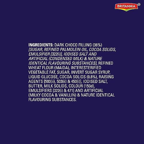 Britannia Pure Magic Chocolush - Delicious Choco Filled Cookie | Live This Moment With Crunchy And Gooey Choco Filling Cookie - Chocolate | 75g + 25g Extra = 100g - Image 6