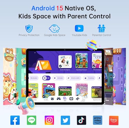 Image of Android Tablet 10.1 inch inch, 4G LTE Dual SIM, 24GB RAM,256GB Storage,Supports Extend 1TB, IPS Touchscreen,Dual Camera, WiFi /WLAN /Bluetooth /GPS,TYD-109pro (Silver, 256 GB)