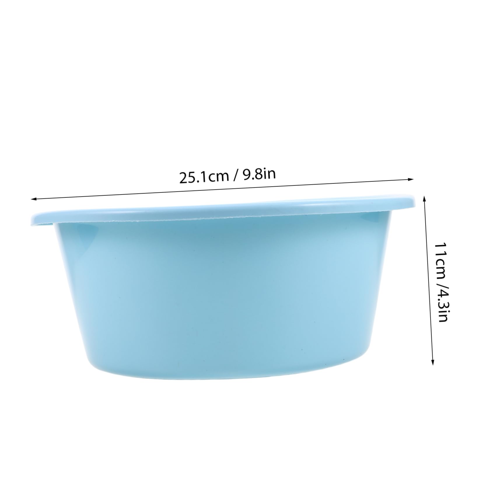 TOVINANNA Large Capacity Plastic Wash Basin Thickened Design Boys and Girls Shampoo Basin Portable Foot Spa Multifunctional for Laundry Vegetable Cleaning for Outdoor Household