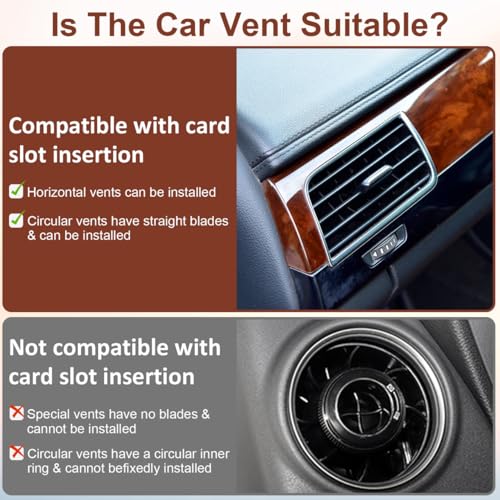 Image of PartyKindom Car Aroma Diffuser Clip for Essential Oils Compact Wooden Car Perfume Vent Clip Air Freshener Portable Aromatherapy Device for Interior