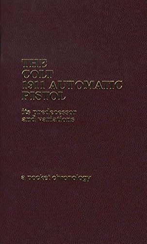 The Colt 1911 Automatic Pistol, its Predecessor and Variations, a Pocket Chronology