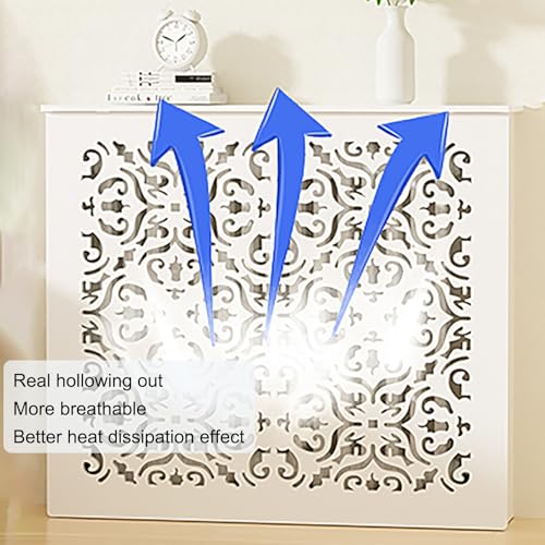 JHDXL Modern Style Radiator Cover, Radiator Covers for Home, Household Appliance Heating Accessories, Wood Heating Cover Cabinet Living Room Home Decorative Cabinet(80 * 60 * 15cm/31.5 * 24 * 6in)