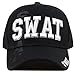 THE HAT DEPOT Law Enforcement Police Officer 3D Embroidered Baseball Cap (SWAT)