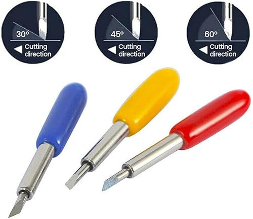 Miniatura 6 de Cuchillas de cuchillo del cortador del vinilo 101PCS 30/45/60 grados para el trazador del corte de Roland
