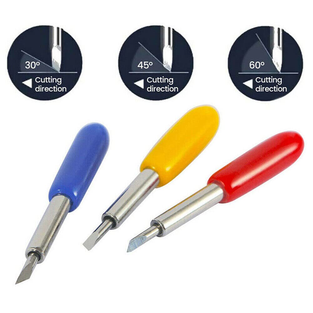 Amazon.com: 101PCS Vinyl Cutter Knife Blades 30/45/60 Degree for