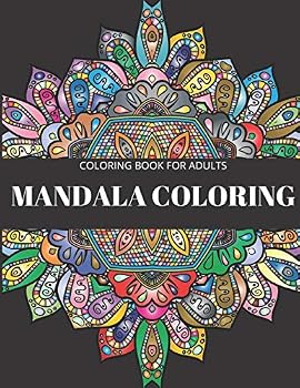 Paperback Coloring Book For Adults: Mandala For Coloring And Fun. Book
