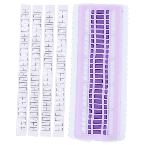 ERINGOGO Embroidery Floss Organizer 50 Holes Cross Stitch Thread Holder Mini Needle Arranger for Thread Project Card Plastic Thread Arranger for Home