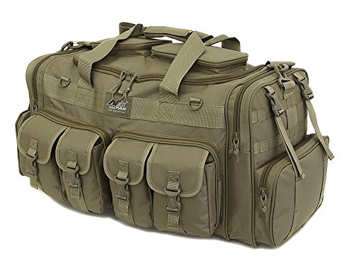 Npusa Mens Large 30" Inch Tan Duffel Duffle Military Molle Tactical Cargo Gear Shoulder Bag #TOP1