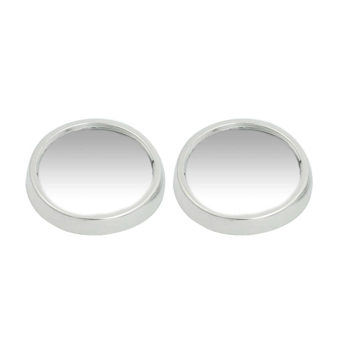 uxcell 2 Pcs Car Side Rearview Convex Rear View Spot Blind Mirror Silver Tone 47mm