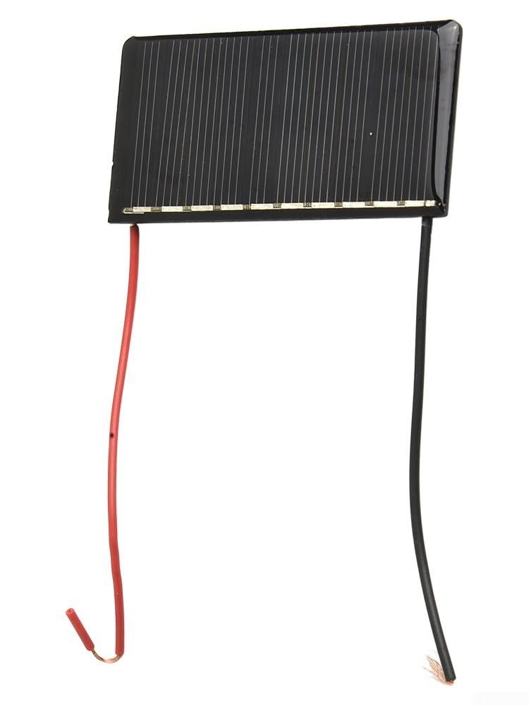 Celle solari miniatura portatili leggere affidabili che generano energia efficiente a tensione di 5V/corrente di 60mA (5pcs)