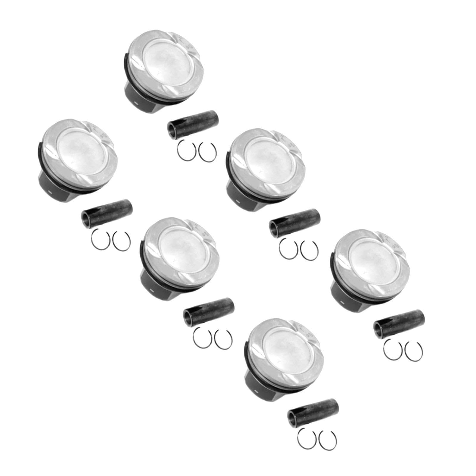 AJ20P6 LR121443 LR121448 AJ814094 AJ814240 1 set di pistoni e fasce elastiche del motore compatibili con Land Rover Range Rover Sport F-Pace